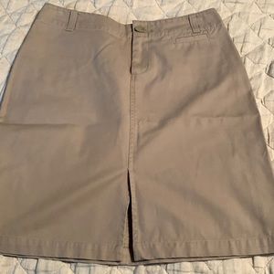 Banana Republic 100% cotton chino shirt, khaki, size 0